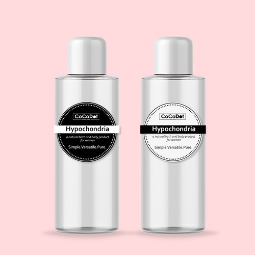 Body Wash label design