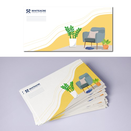 Fun Envelope design for a Home buying company