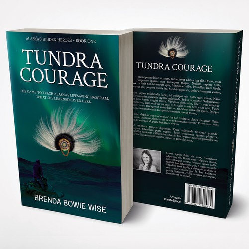 Book cover design for Tundra Corage