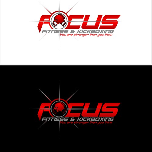 Create a cool modern logo for Focus Fitness & Kickboxing