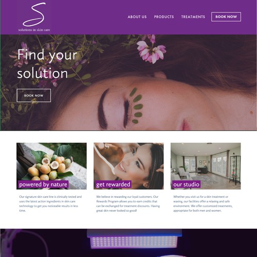 Skin Care Studio Website