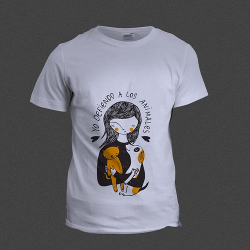 Diseña una camiseta en defensa de los animales