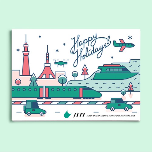 Holiday Postcard Design for JITI USA