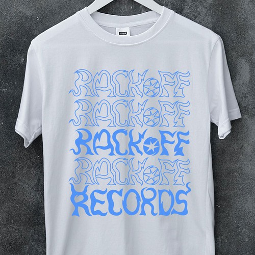 Hand-drawn typography for record label