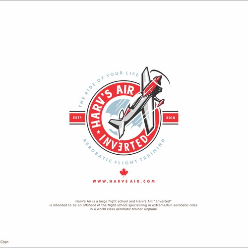 Cool logo for aerobatic flight enterprise