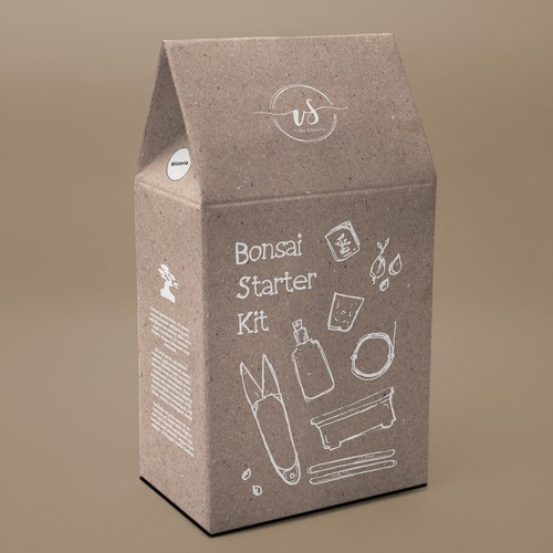 Bonsai Starter Kit Package Design
