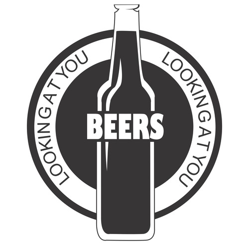 Casual logo for a beer shop