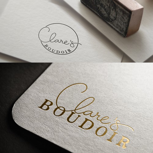 logo for boudoir photographer