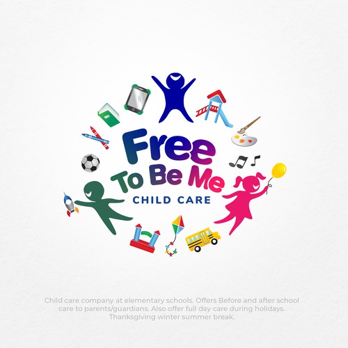 Logo Free To Be ME Child Care