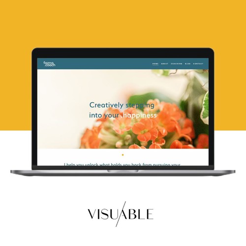 Squarespace Website Design for a Life coach