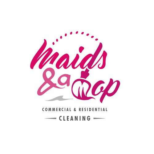 Logo for cleaning service