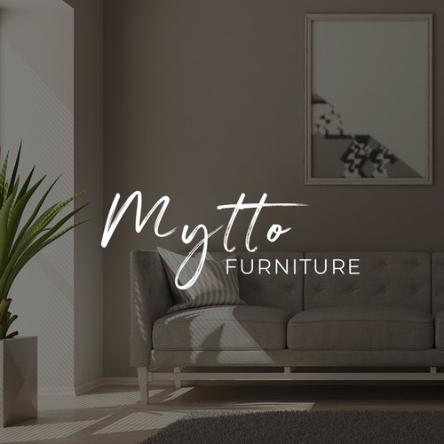 Furniture store logo concept