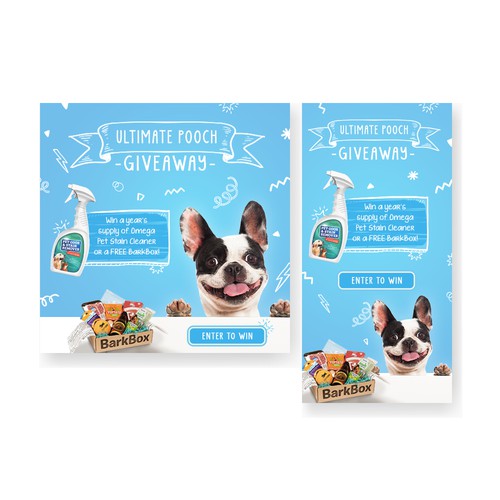 Giveaway Banner for Pet Health Brand