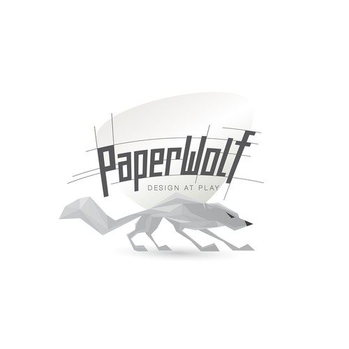 Have fun and create a logo illustration for Paperwolf (Paper craft living room trophies)