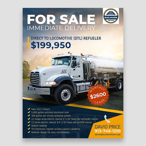 Flyer Design for Railway Trucks