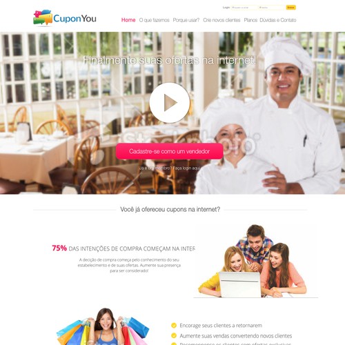 Website Design for Company Called CuponYou