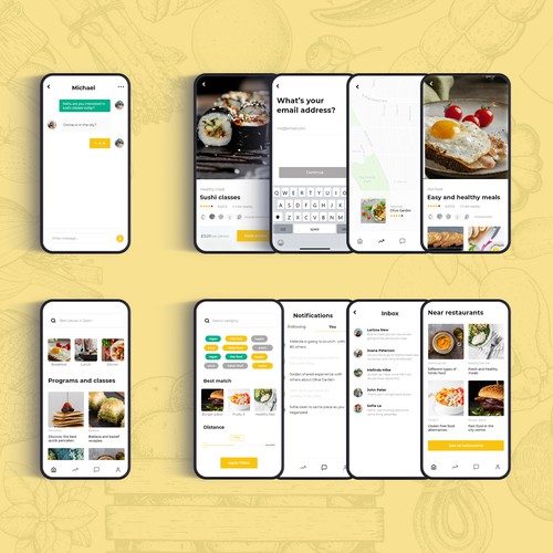 Cooking app 