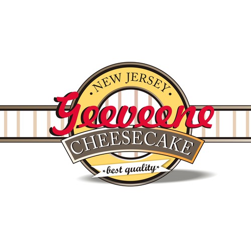 Label and logo for a new cheesecake brand