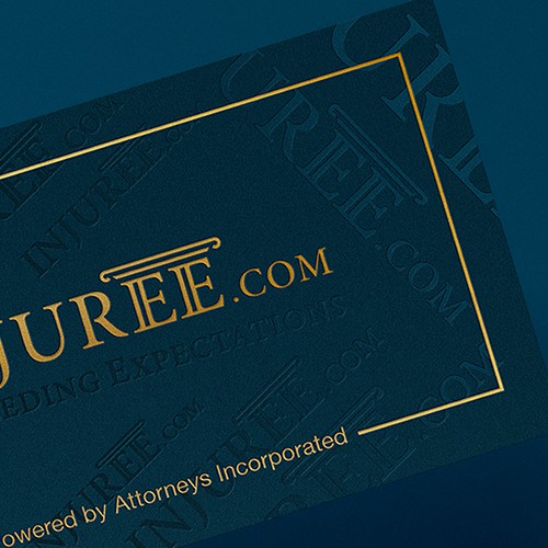 SPOT UV business card