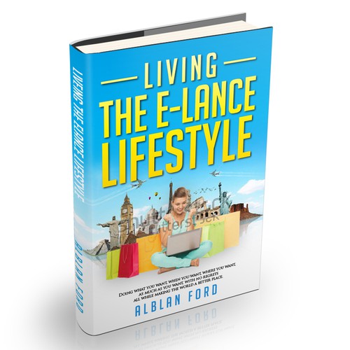 Create the next book or magazine cover for e-lance lifestyle