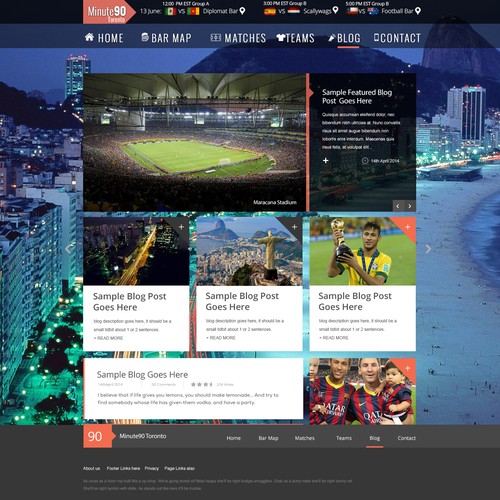 Brazil World Cup 2014: news and events website !