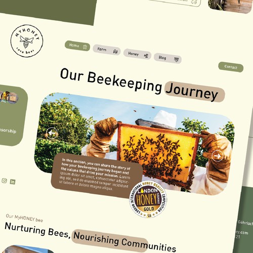 MY HONEY_Website Design