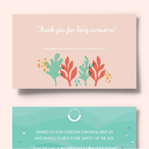 Thank you card