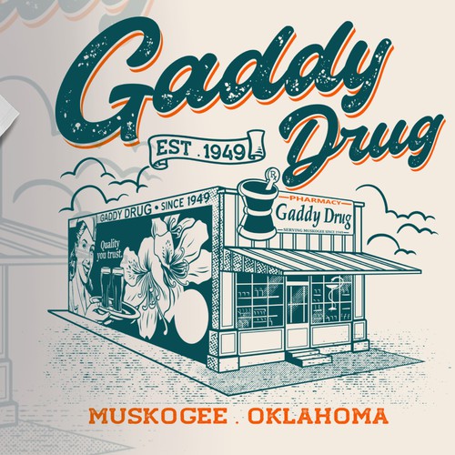 Vintage T-Shirt to Reinvigorate 75 Year Old Pharmacy