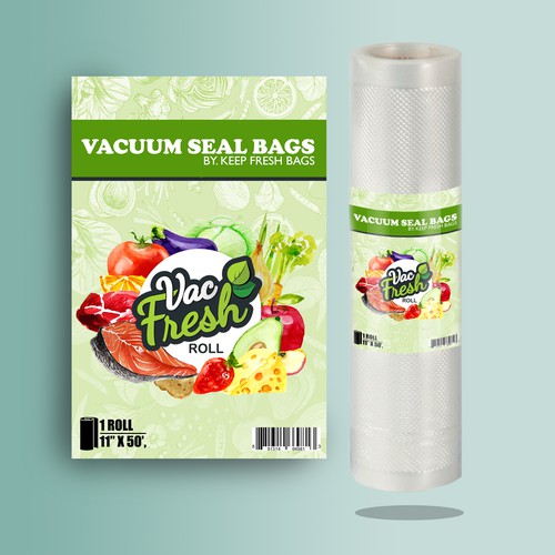 LABEL DESIGN FOR KEEP FRESH BAGS