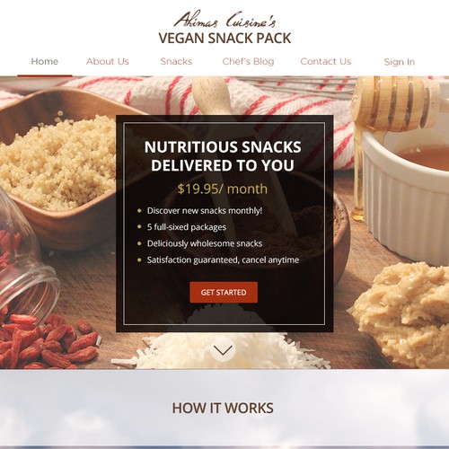 Vegan Snack Site
