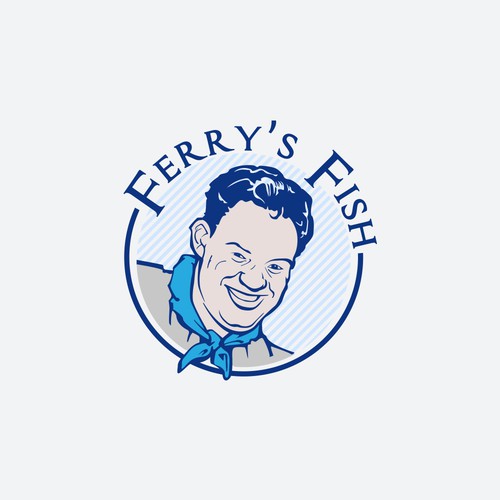 logo for ferry's fish