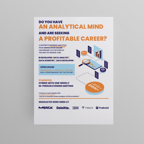 Ad for Masters in Business Analytics