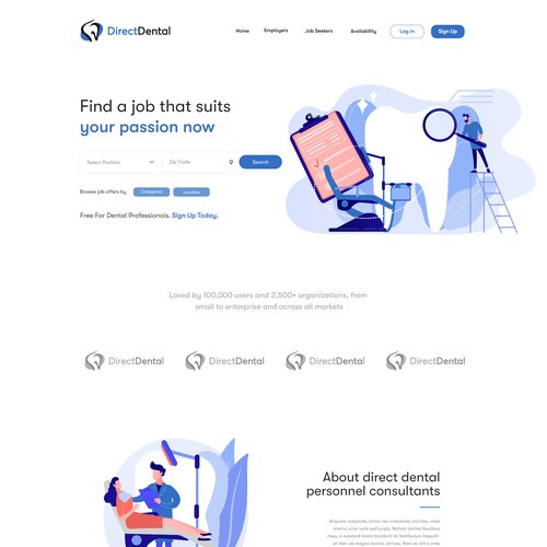 Creative Landing Page