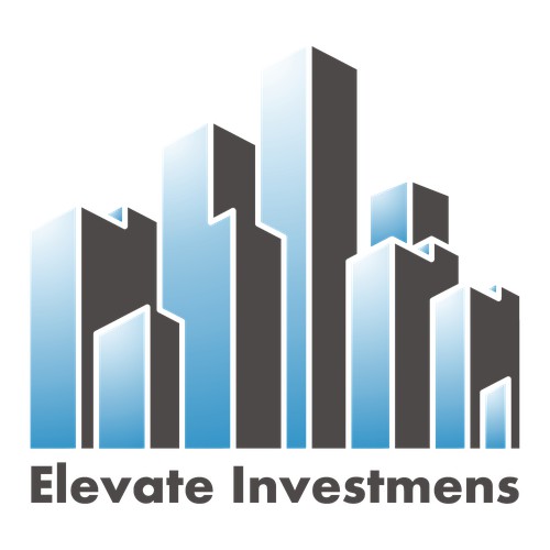 Create a logo capturing the enticement of upward financial mobility through real estate investment