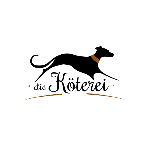 Logo für modernen Hundeladen