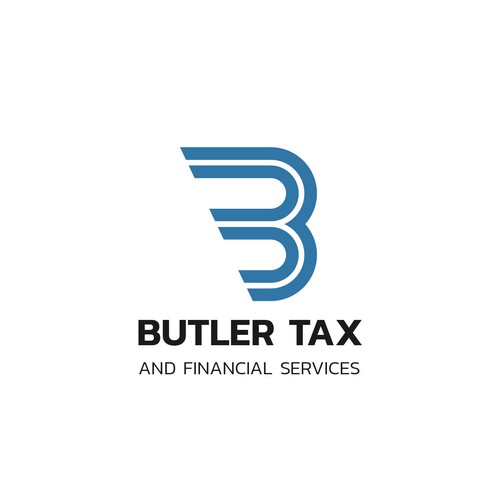 logo concept for tax & financial service firm