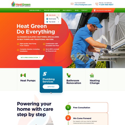 plumbing company that specializes in the installation of heat pumps