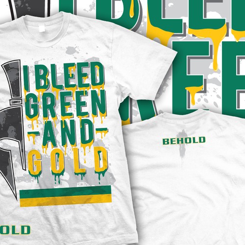 I Bleed Green and Gold T-shirt *Prize Guarantee* *Multiple Winners Possible*
