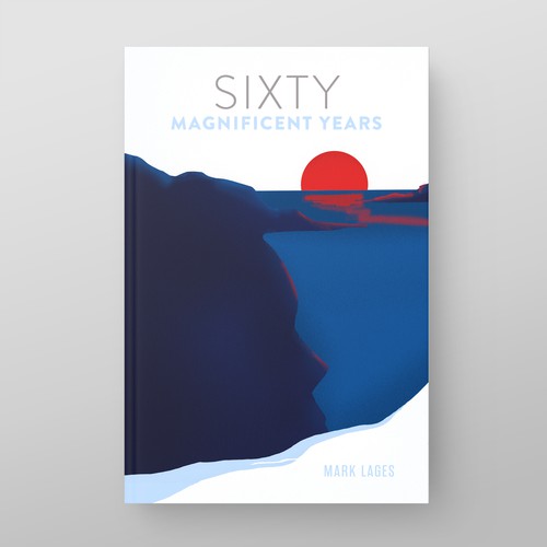 Modern fiction book cover design