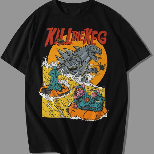 Kill The Keg T-shirt Design