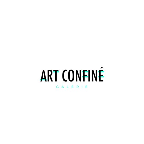 Concept de logo Art Confiné
