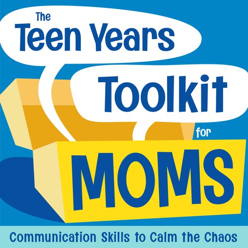 Simple, playful artwork for parenting podcast