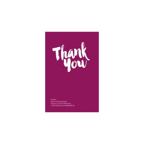 Thank You Card