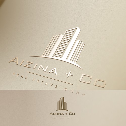 simple and luxury real estate logo