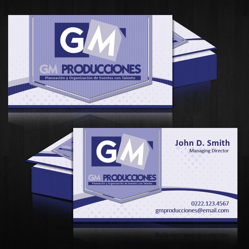 Help GM PRODUCCIONES with a new stationery