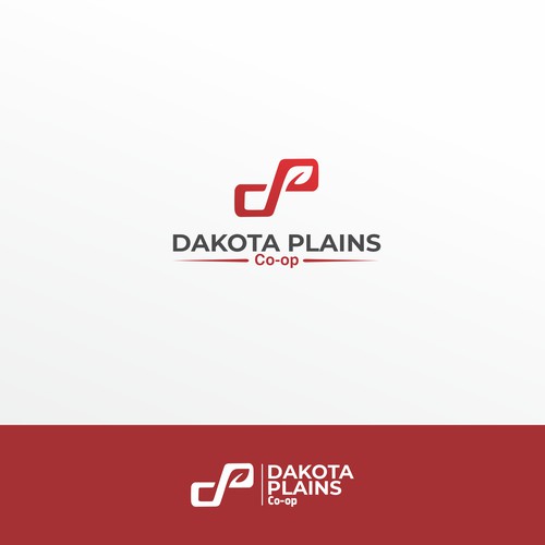 Unique & Simple initial logo for Dakota Plains