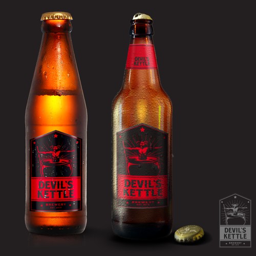 Create the next logo for Devil's Kettle