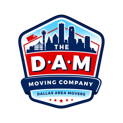 Logo concept for Design a fun, high-quality logo for The DAM Moving Company