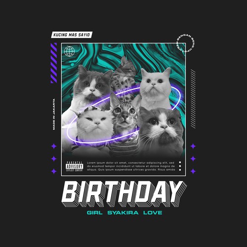 Hoodie Birthday Design