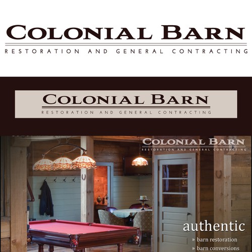 New logo wanted for Colonial Barn Restoration, Inc.
